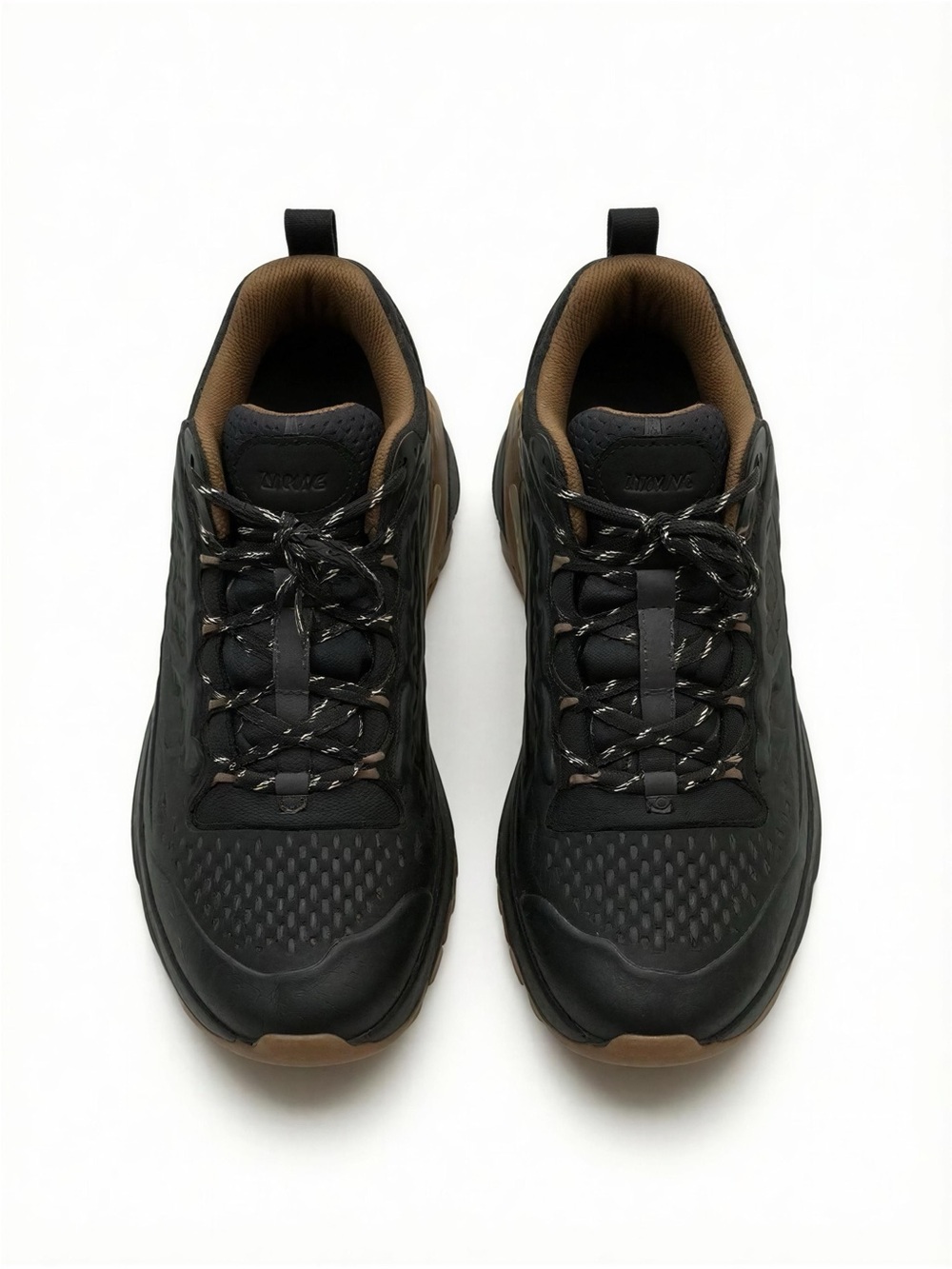 Men's Merrell FloatPro Outdoor Trail Shoes - Black and Brown Size 11.5